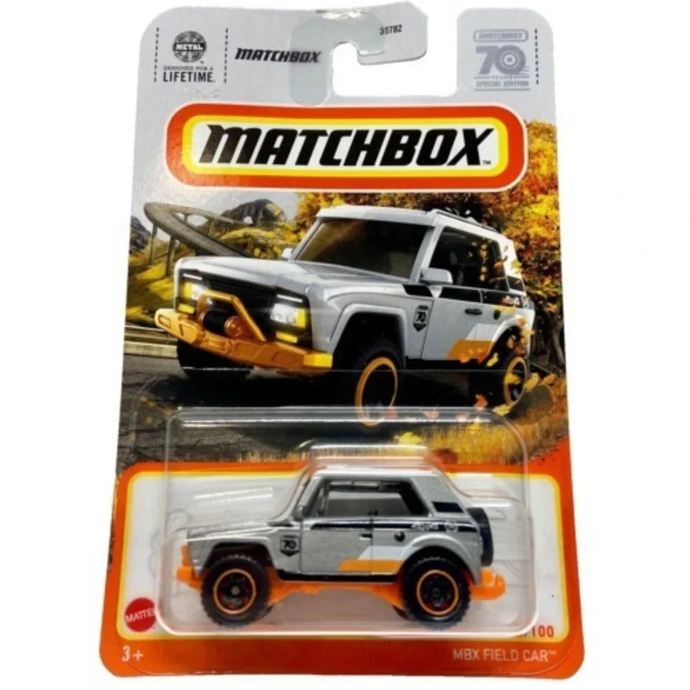 Matchbox MBX Field Car 70 Years Special Edition Silver 1:64‎ Die-cast NIP 2024